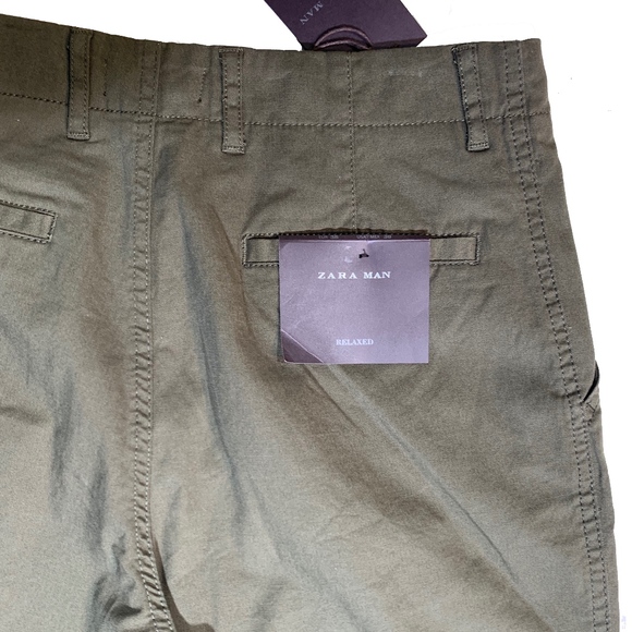 Zara Man Relaxed Fit Chinos.  NWT.  Size 30/31 - Picture 6 of 7